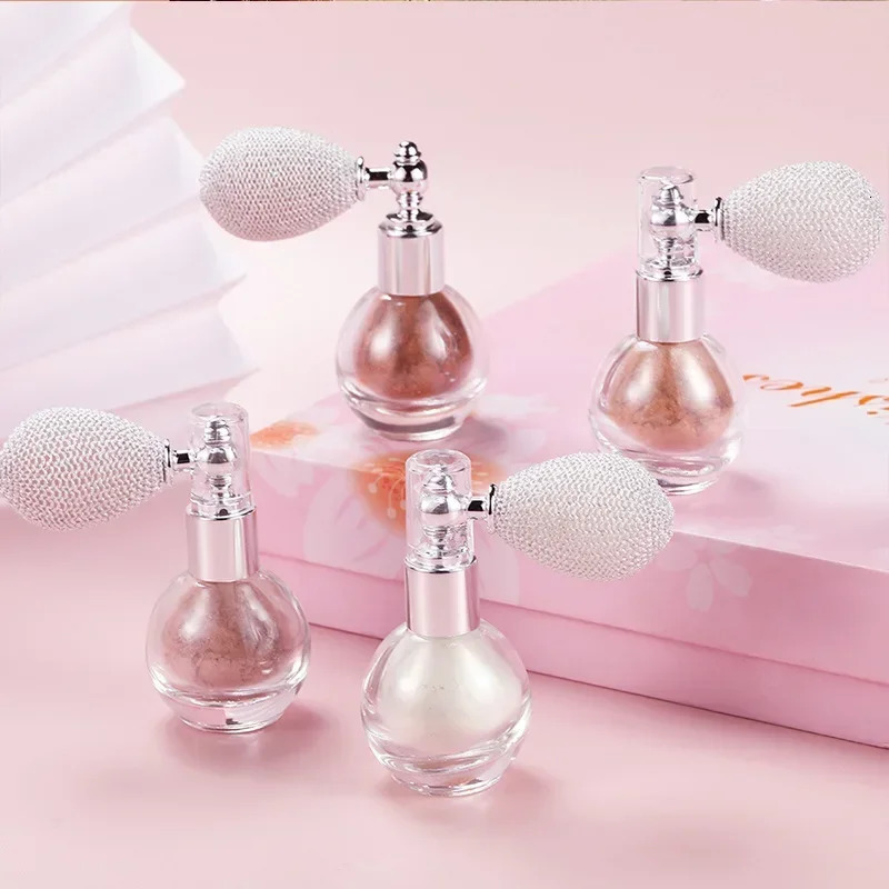Fashion Highlighter Powder Spray Waterproof Glitter Powder Spray Shimmer Sparkle Powder Makeup for Face Body Highlight Makeup 240620