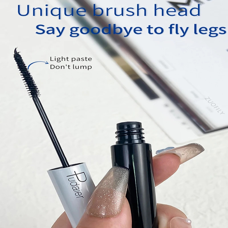 Fashion White Mascara Makeup 4D Silky Natural Long Lash Mascara Waterproof Mascara Extension Thick Lasting Curling Mascara Rimel 240709