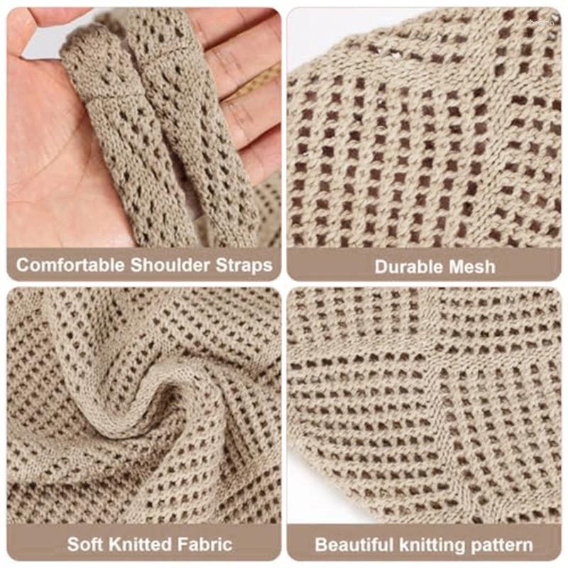 Free Shipping Shopping Bags Designer Knitted Handbags Female Large Capacity Totes Women's Pack Summer Beach Bag Big Purses Casual Hollow Woven Sh
