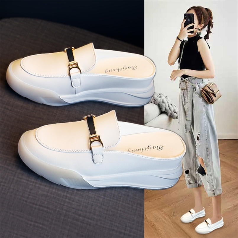 In 2024 The Baotou Small White Shoes Network Red Thick Platform Wedge for Women To Wear Sandals 240620