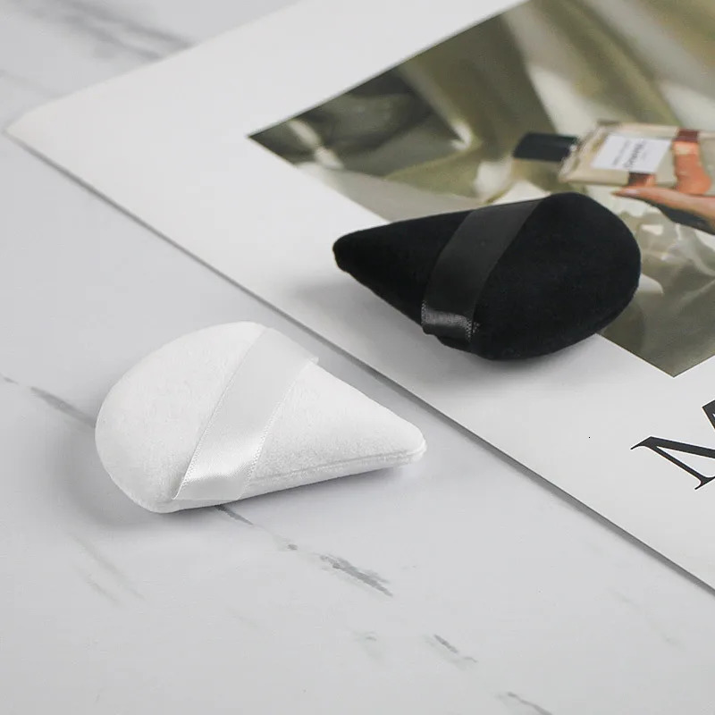 Triangle Powder Puff Soft Makeup Sponge for Face Make Up Eyes Con Shadow Cosmetic Washable Mini Velvet Foundation Puff 240625