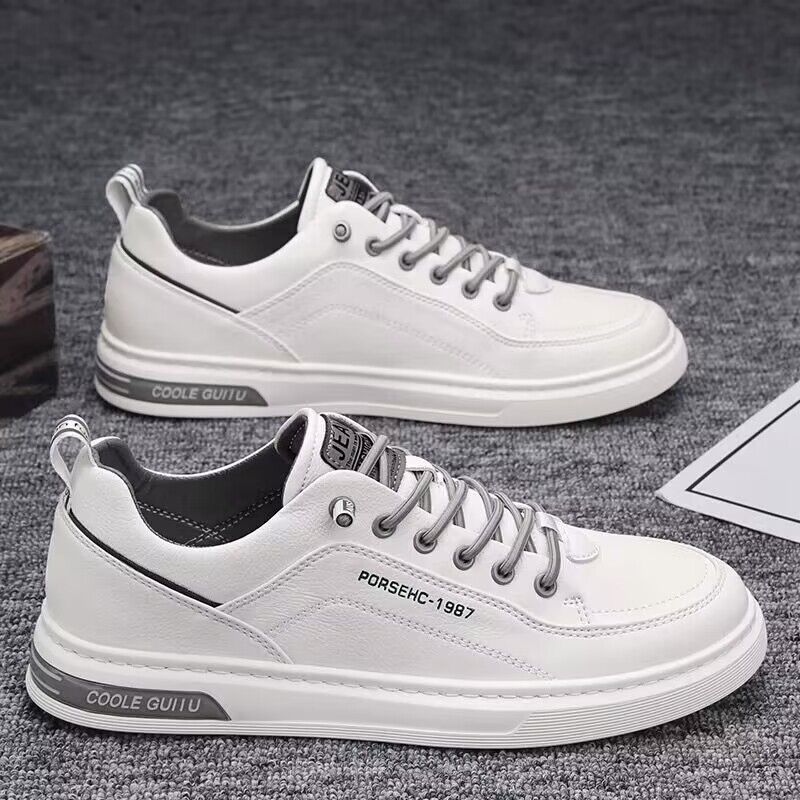Men's Casual Shoes New Breathable White Shoes Male Trendy Versatile Cloth Shoes Board Shoes Fashion Shoes White Free shipping