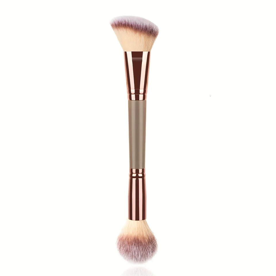 Double-Ended Foundation Makeup Brushes Perfect for Applying Liquid Powder and Concealer 240620