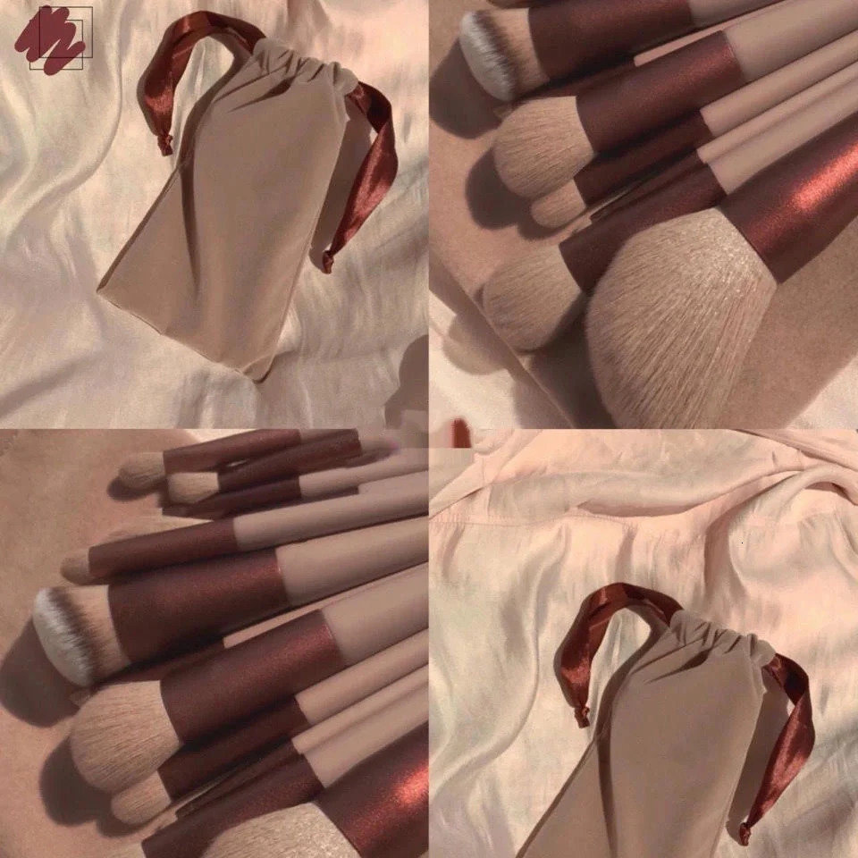 13Pcs Makeup Brush Set Makeup Concealer Brush Blush Loose Powder Brush Eye Shadow Highlighter Foundation Brush Beauty Tools 240620