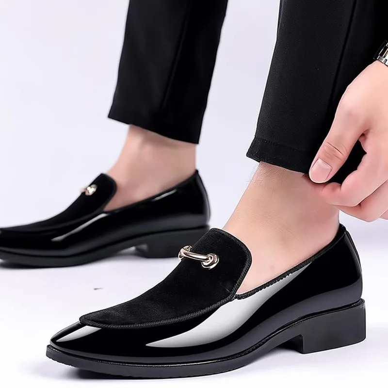 hot Men's Leather Oxford Dress Shoes - Italian Fashion, Formal, Big Sizes, Loafers, Comfortable, Breathable, 2024