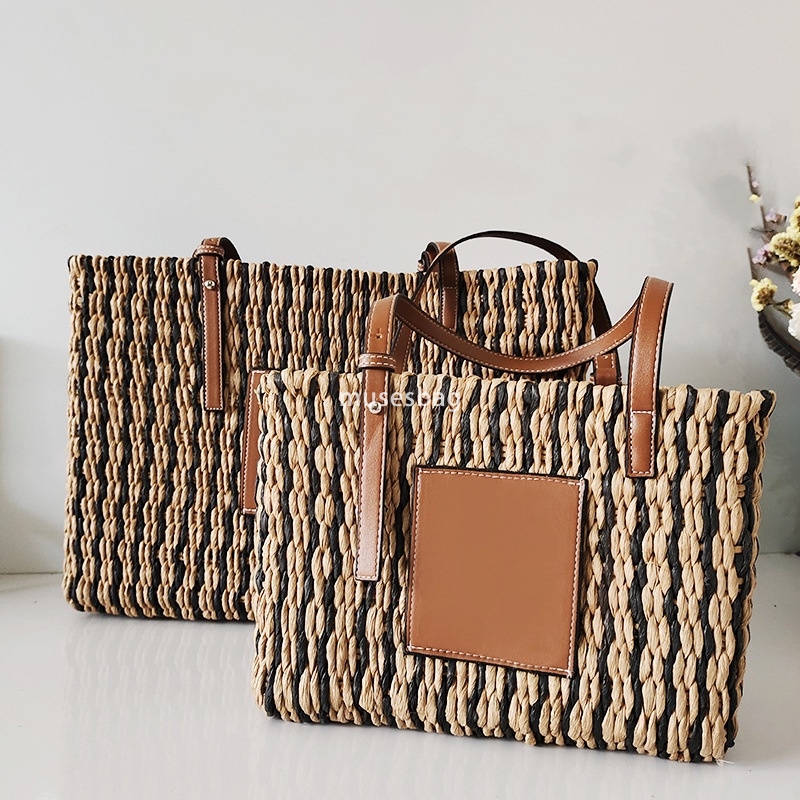 Designer Women's High Quality Retro Practical Large Capacity Handmade Mia Trendy Weaving Holiday Travel Small Shoulder Bag Simple and Fashionable