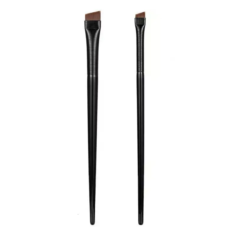 2 pieces/set eyebrow contour brush eyebrow eyeliner brush portable small angle eyebrow brush female makeup tool 240620