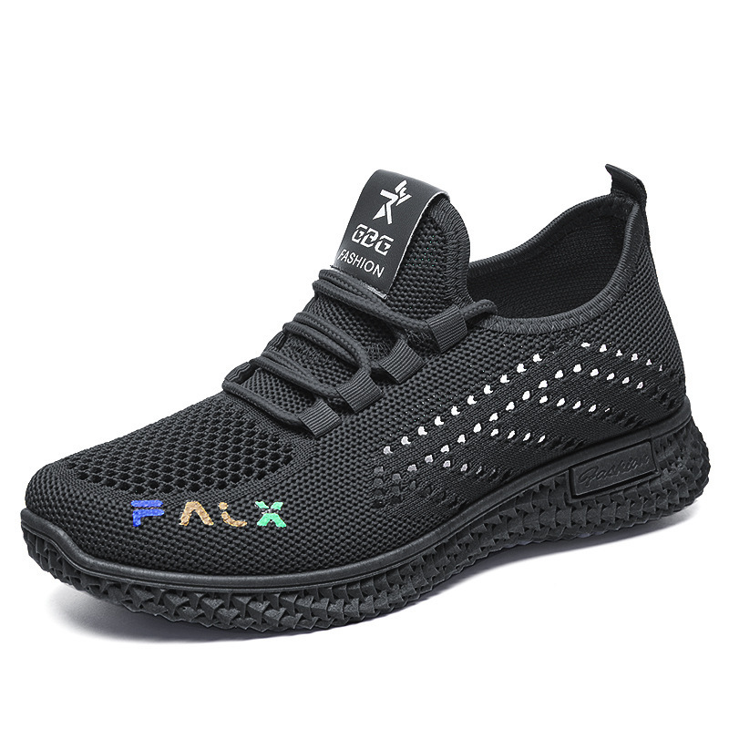 Ddmyoutdoor Spring New Flying Fabric Tiktok Women S Breathable Casual Sports Shoes Women