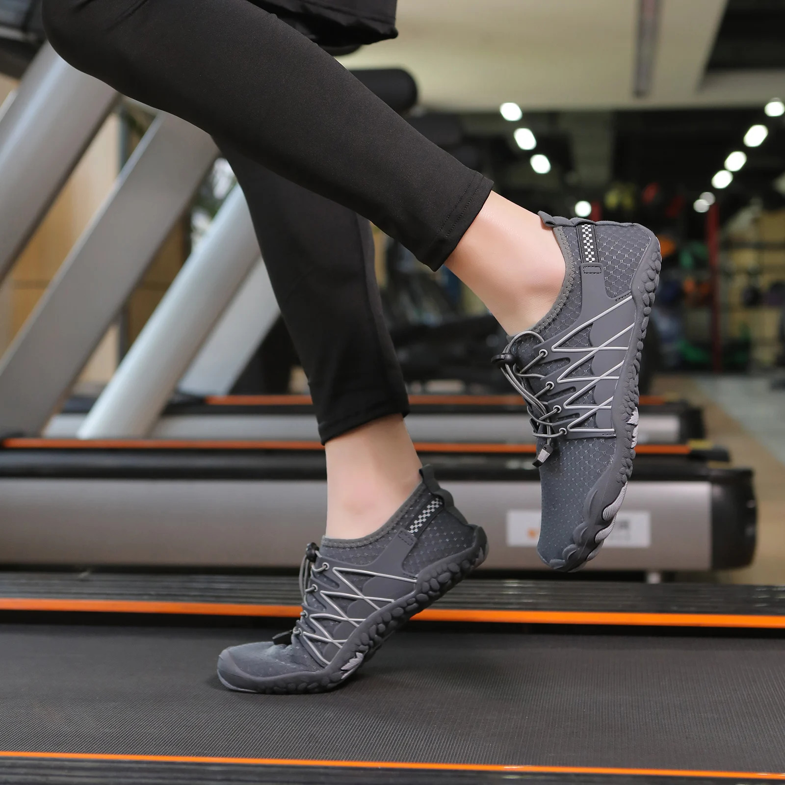 Mens and Womens Water Shoes Rubber Soles Non-slip Breathable Fast Drying Shoes Leisure Climbing Beach Swimming Shoes 240620