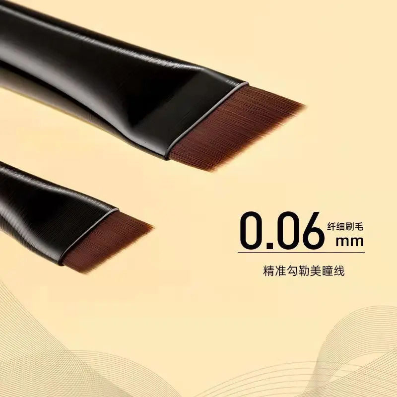 2 pieces/set eyebrow contour brush eyebrow eyeliner brush portable small angle eyebrow brush female makeup tool 240620