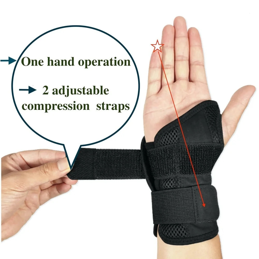 1Pcs Wrist Support Splint Arthritis Band Belt Carpal Tunnel Wrist Brace Sprain Prevention Professional Wrist Protector 240621