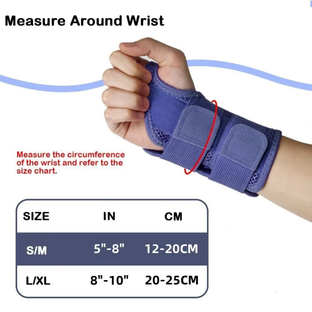 1Pcs Wrist Support Splint Arthritis Band Belt Carpal Tunnel Wrist Brace Sprain Prevention Professional Wrist Protector 240621