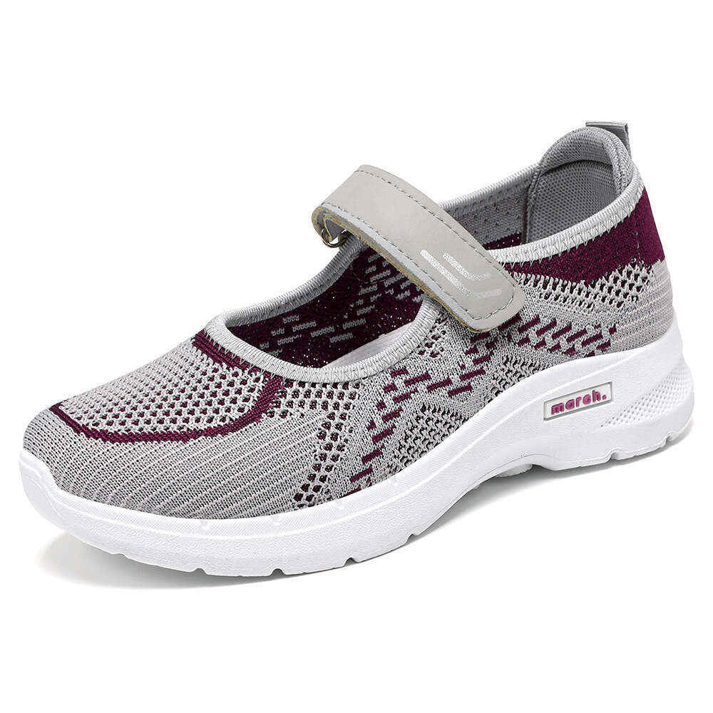 Ddmyoutdoor Shoes Women New Summer Styles For Middle Aged And Elderly Mothers Soft Soled Lightweight Walking Shoes Casual Breathable Single Shoes