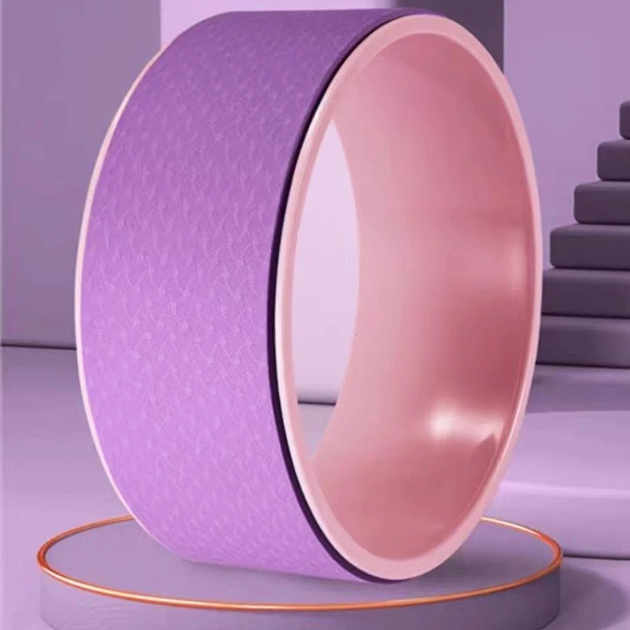 Yoga wheel open back yoga equipment Fitness Yoga wheel roller loop home Pilates circle 240621