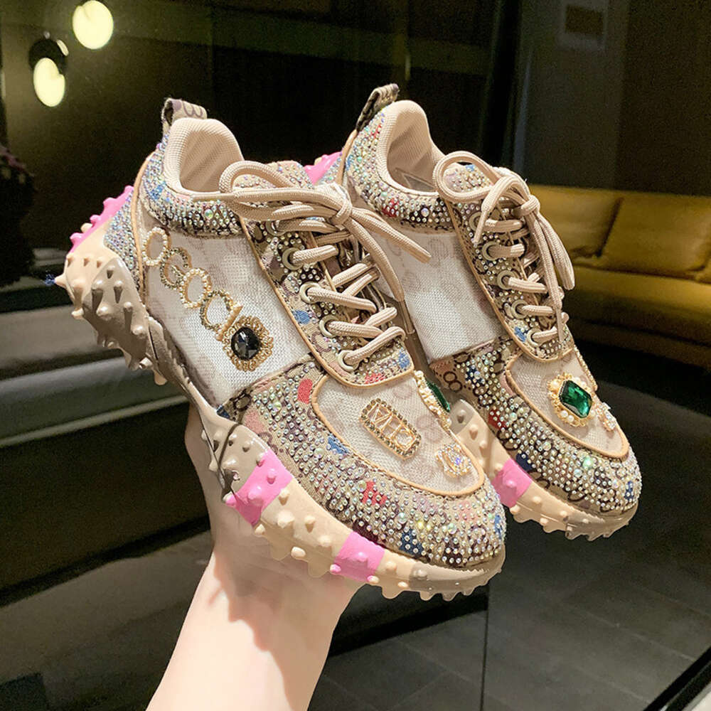 Low cut durian women 2024 new flat sole single shoe with dia inlay, dad for women's casual sports shoes
