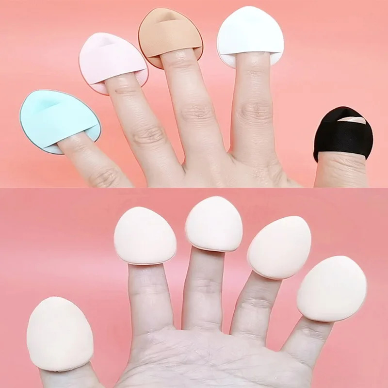 3/10pcs Mini Size Professional Cosmetic Cushion Puff Concealer Foundation Detail Puff Finger Puff Set Makeup Sponge Beauty Tool 240620
