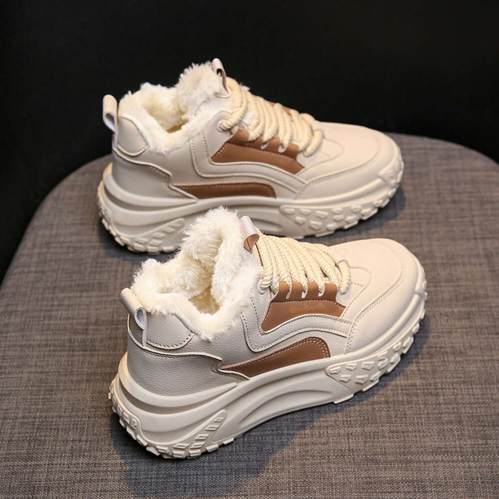 Ddmysports Korean Version Of Father S For Women In Winter Plush Insulation And Versatile Inset Trend Student Casual Sports Cotton Shoes JC OUTDOOR