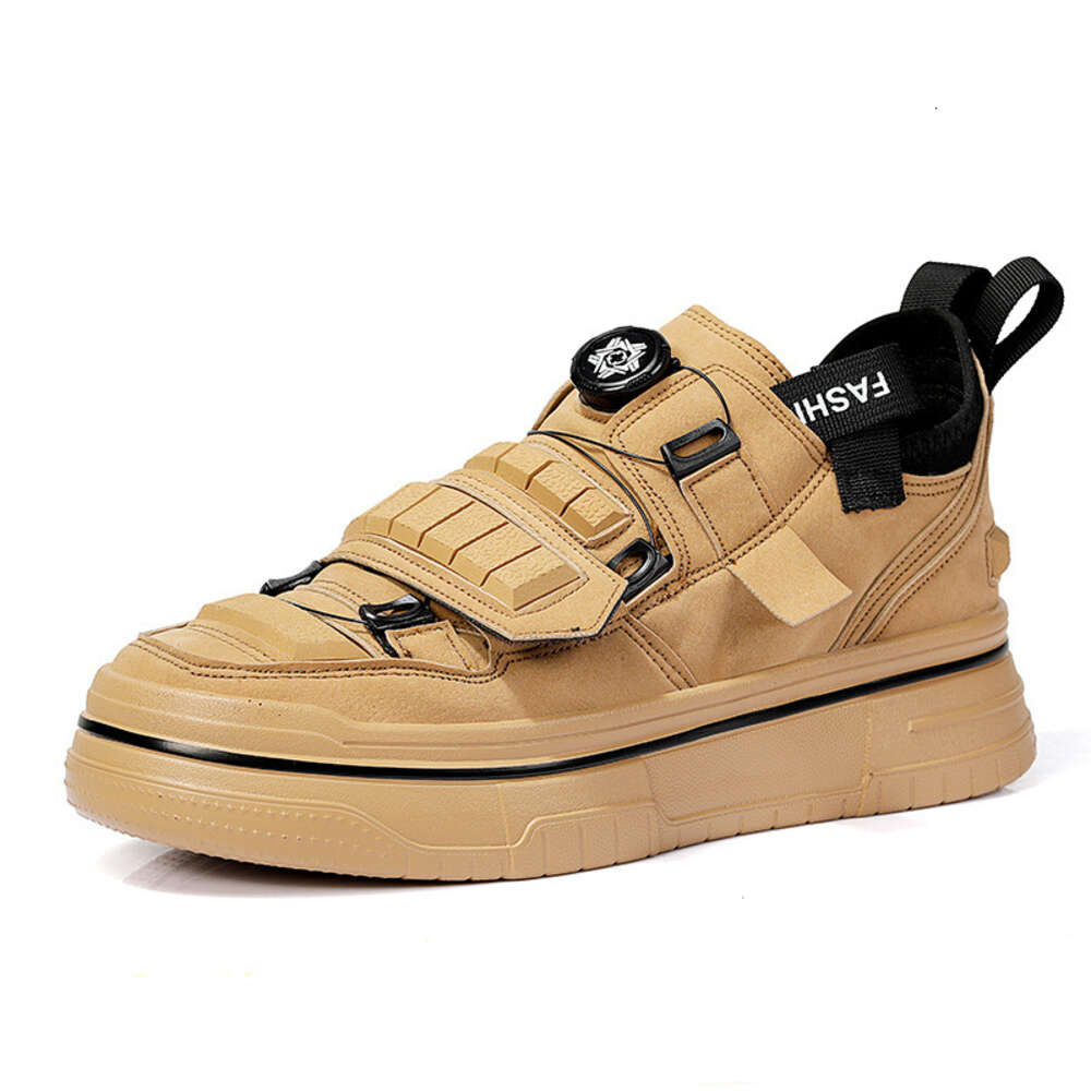 Ddmysports Instagram Strap Trendy Thick Sole Board Casual Versatile Elastic Bands For Men S Fashion Elevated Shoes OUTDOOR