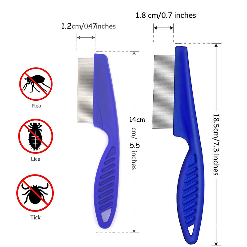 1Pc Pet Grooming Brush Small Pet Rabbit Hair Remover Flea Dog Cats Comb Shampoo Bath Brush Hamster Guinea Pig Cleaning Tool