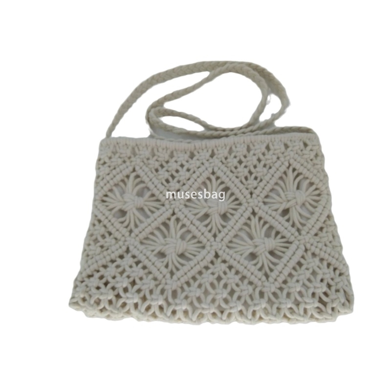 High quality women's designer beach bag niche style summer fresh tassel grass woven bag carrying and weaving crossbody stylish and versatile hand