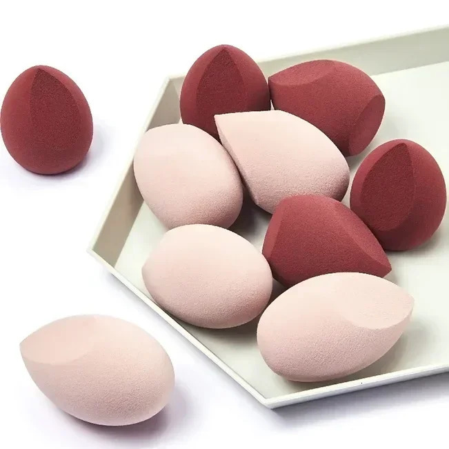 10 PCS Cosmetic Puff Set Makeup Sponges Foundation Women Powder Puff Makeup tools Korean Make up Blender 240620