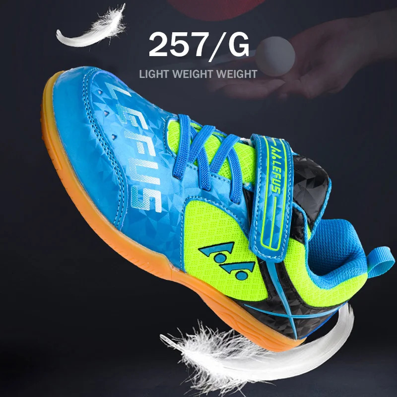 TaoBo Kid Size 31-37 Table Tennis Breathable Wear-resistant Childrens Sport Sneakers Training Comfortable Badminton Shoes 240620