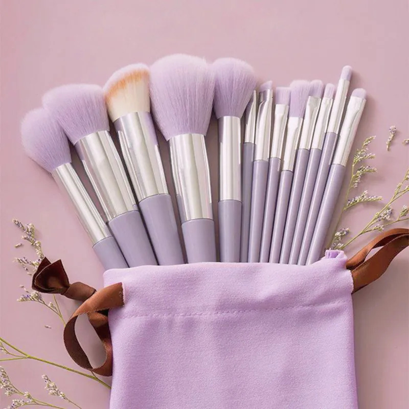 13Pcs Makeup Brush Set Makeup Concealer Brush Blush Loose Powder Brush Eye Shadow Highlighter Foundation Brush Beauty Tools 240620