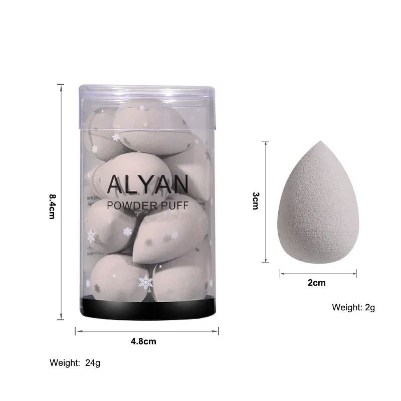 10pcs Makeup Blender Cosmetic Puff Dry and Wet Sponge Mini Beauty Egg Cushion Foundation Powder Beauty Tool Make Up Accessories 240620
