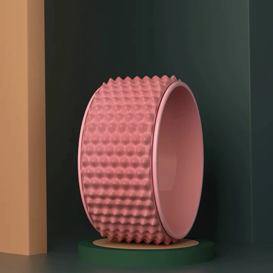 Thickened Yoga Wheel Back Massage Roller Pilates Gym Yoga Machine Training Wheel Yoga Circles Yoga Accessories Back Roller 240621