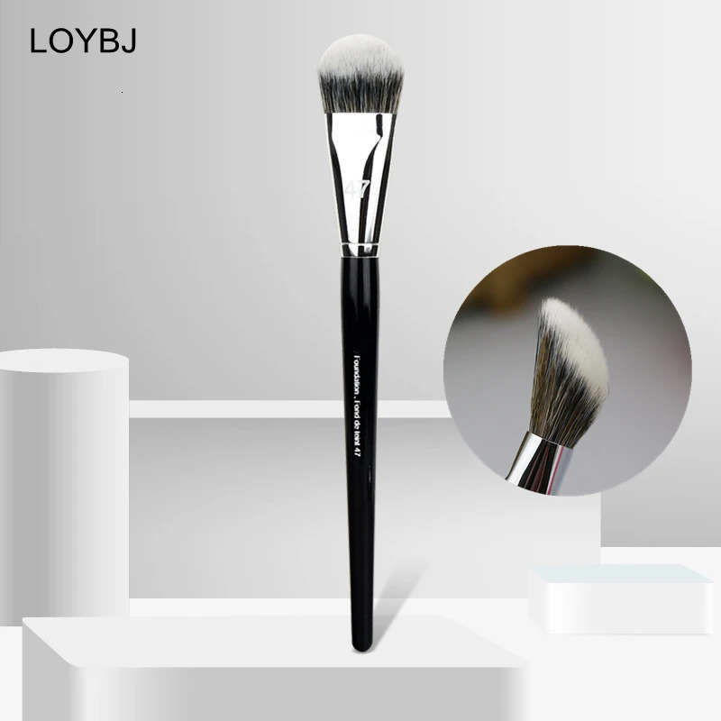 LOYBJ Professional Foundation Brush 47 Broom Head Liquid Foundation Shadow Concealer Brushes Women Face Base Makeup Beauty Tools 240620