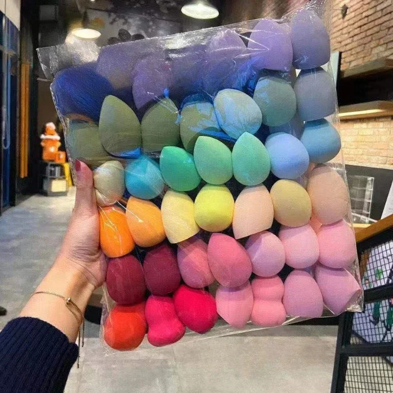 5/10PCS Super Soft Cosmetic Puff Beauty Puff Set Water Drop Makeup BlenderDo Not Eat Powder Makeup Sponge Makeup Puffs 240620