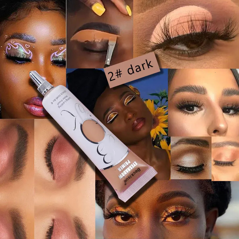 Liquid Eyeshadow Base Primer Cut Crease Eyes Makeup Concealer Base Waterproof Long Lasting Eye Shadow Cream Glue 6 Colors 240620