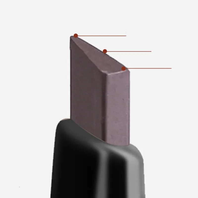 Small Gold Bar Eyebrow Pencil Waterproof and Sweatproof Non-decolorizing Lasting Ultra-fine Core Female Gray Brown 240620