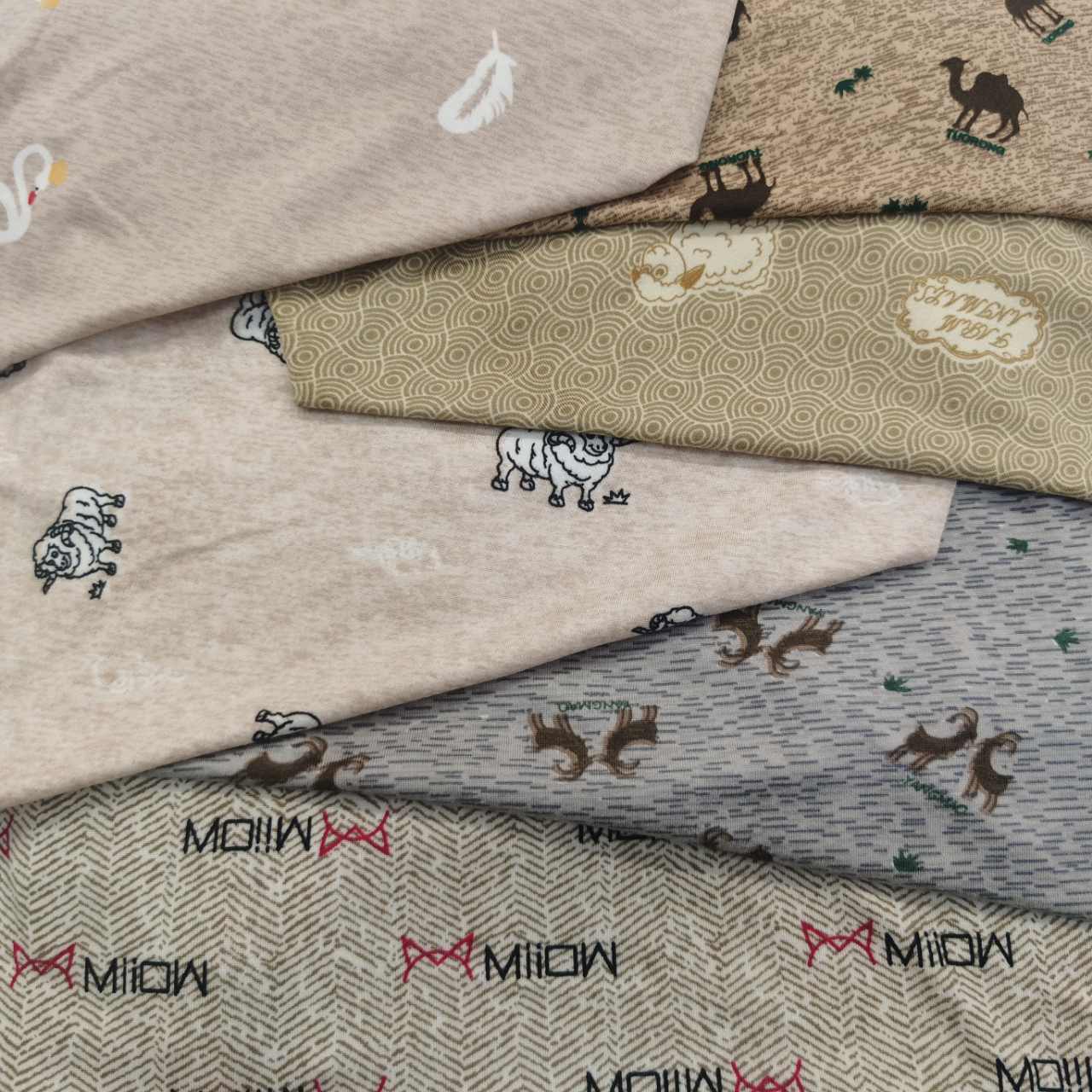 Durable Milk Silk - Printed Fabric Fabric