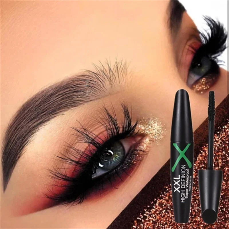 1 Pc 4D Silk Fiber Eyelashes Lengthening Mascara Waterproof Long Lasting Lash Black Eyelashes Extension Make Up 3D Mascara 240620