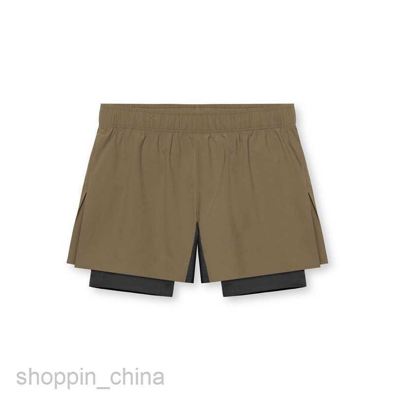 Men's Shorts New Men's Shorts, style with lining, fake two-piece 3-piece knee length basketball shorts, training and sports pants