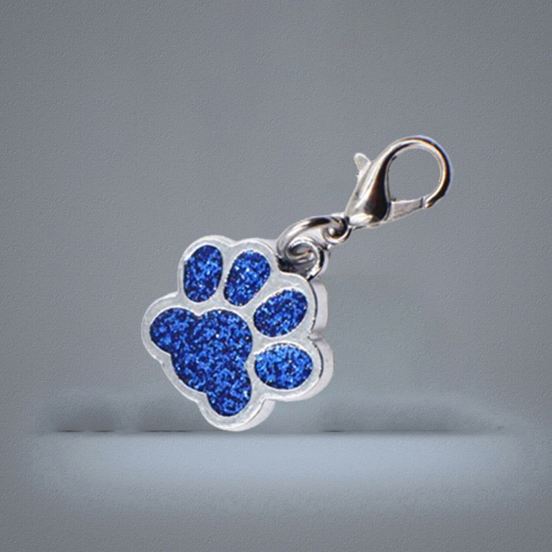 Cartoon Dog Paw Silver Color Fashion keychain for car keys Pendant For Women Man Jewelry