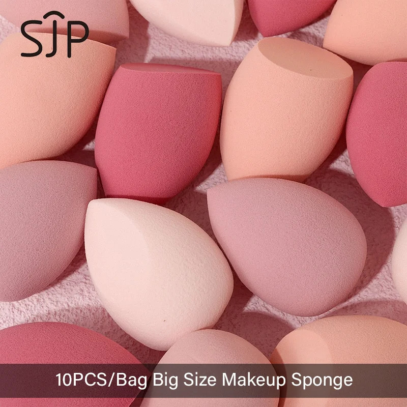 10 Pieces Makeup Sponge Blenders Blending Sponge Foundation Applicator Cosmetic Sponges makeup tools wholesale 240620