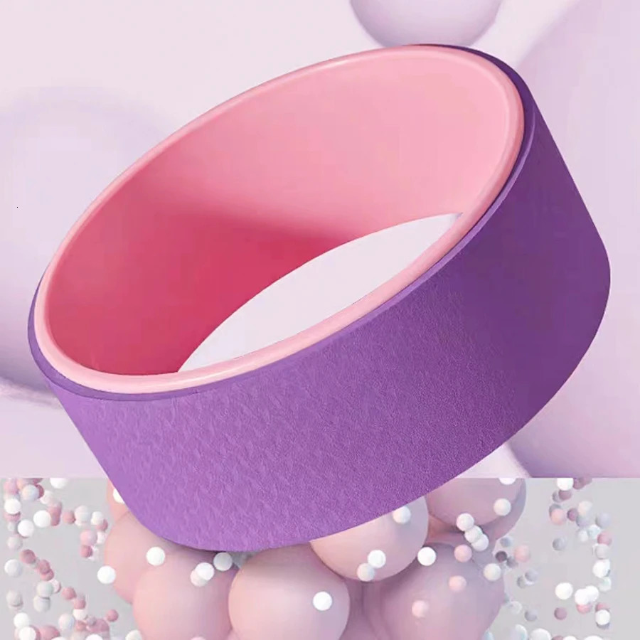 Yoga wheel open back yoga equipment Fitness Yoga wheel roller loop home Pilates circle 240621