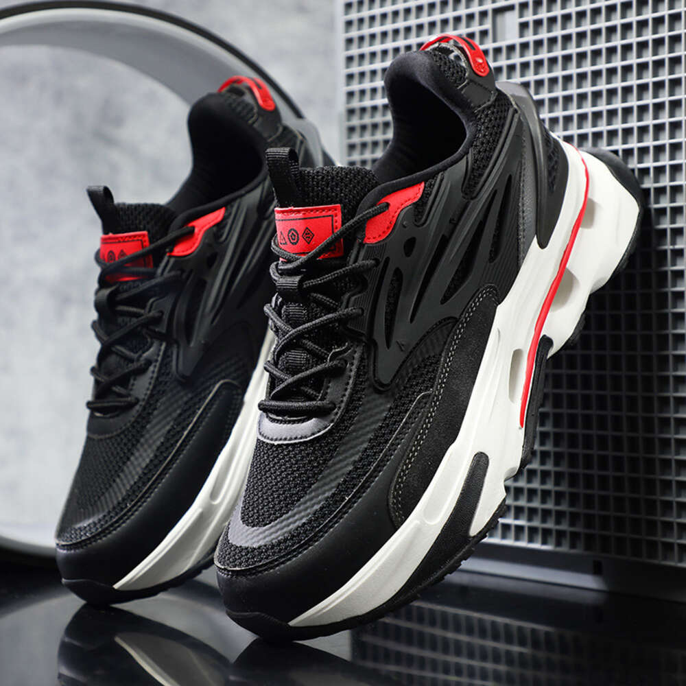Ddmysports Dad S New Summer Breathable Mesh Thick Sole High Rise Trendy Shoes Korean Version Fashionable And Quality Men Sports OUTDOOR