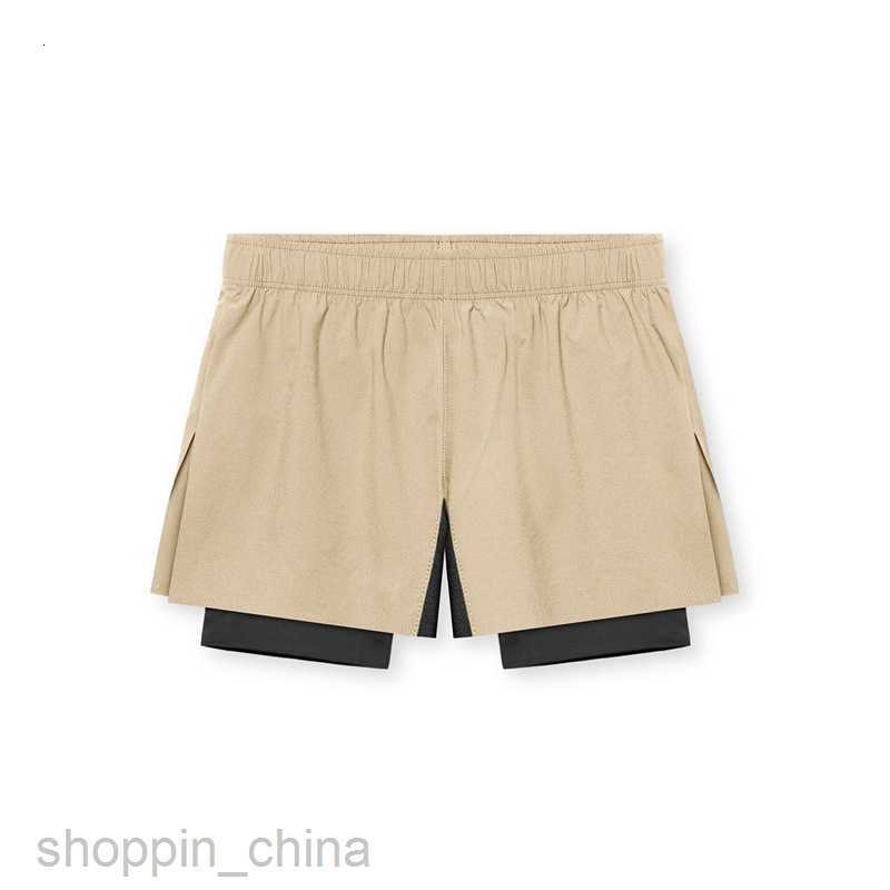 Men's Shorts New Men's Shorts, style with lining, fake two-piece 3-piece knee length basketball shorts, training and sports pants