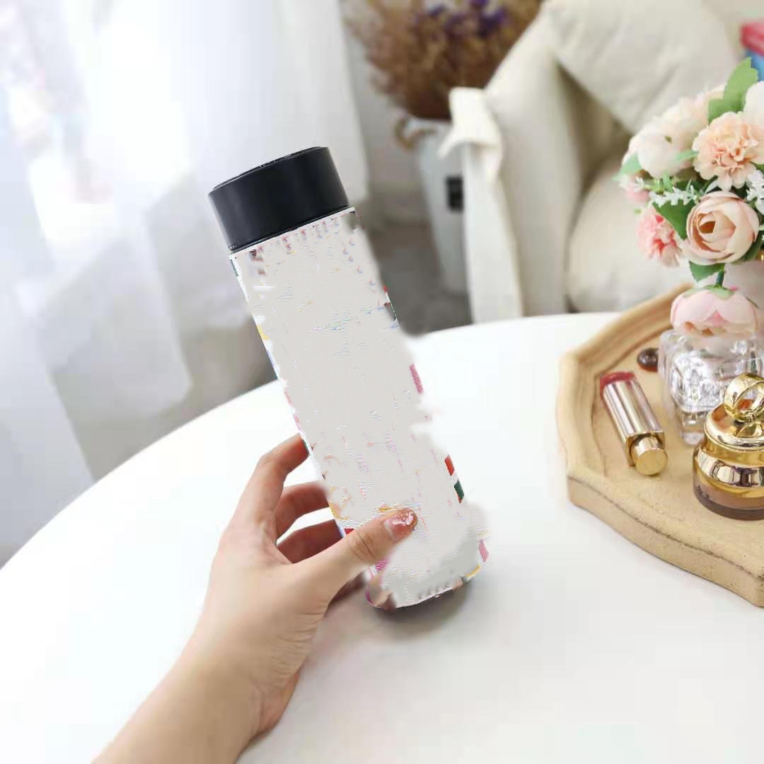 Water Bottles Designer Sport Bottles Touch Display Temperature 304 Stainless Steel Insulation Cup Car Household Portable Business Gift Cup 500ML