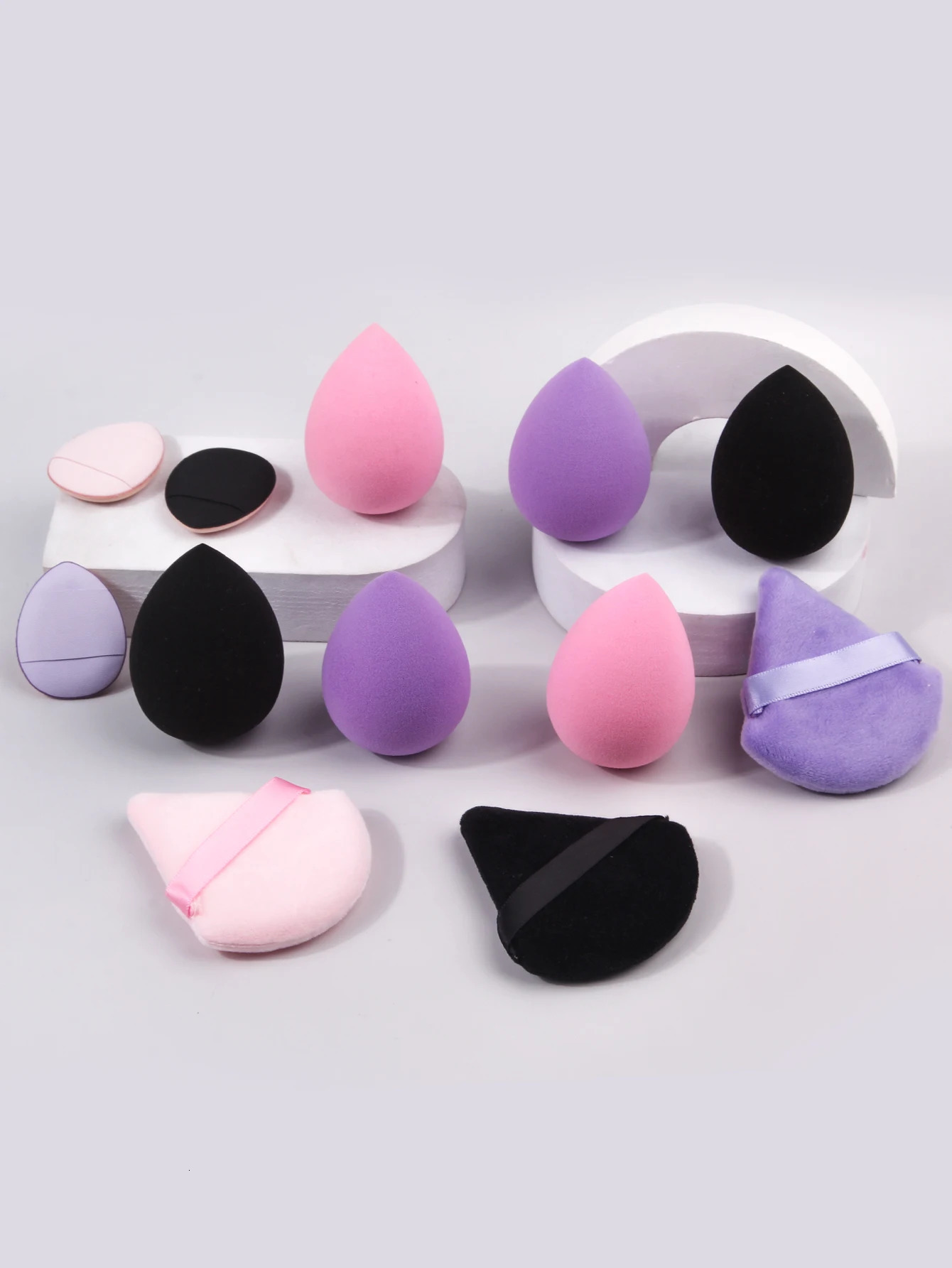 2024 18 PCS Beauty Makeup Sponge Super Soft Cosmetic Powder Puff Sponge Blende rmulti-pack 240620