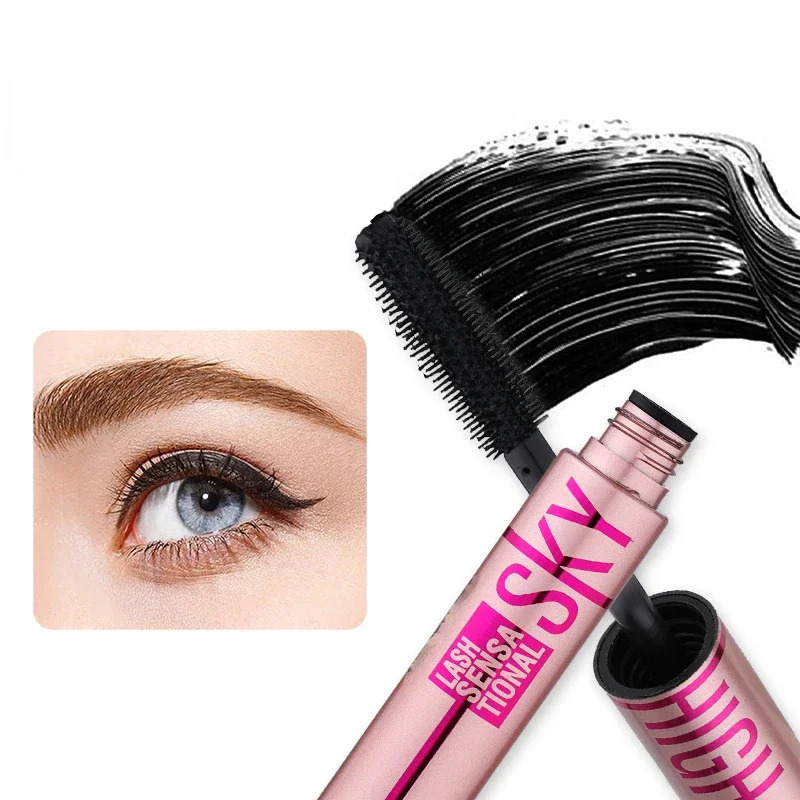Eyelashes Lengthening Mascara Long Lasting Waterproof Women Korean Silky Lash Black Eyelashes Extension Makeup Beauty Cosmetic 240620