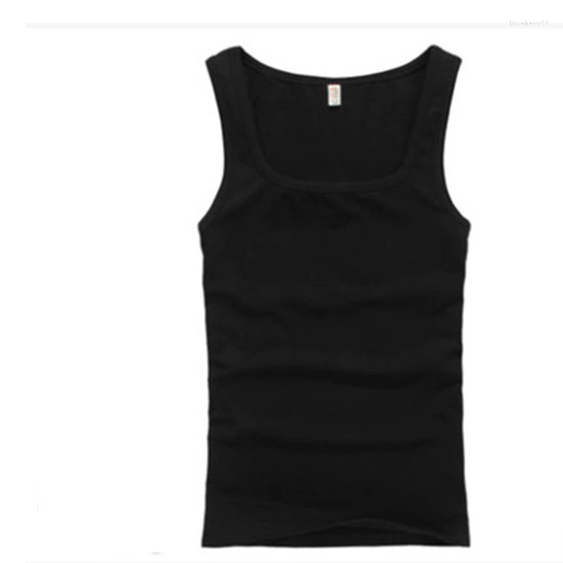Men's Tank Tops Mens Sleeveless Slim Fit Vest Gyms Casual Bodybuilding Fitness Summer High Quality Undershirt Muscle Singlet Clothes