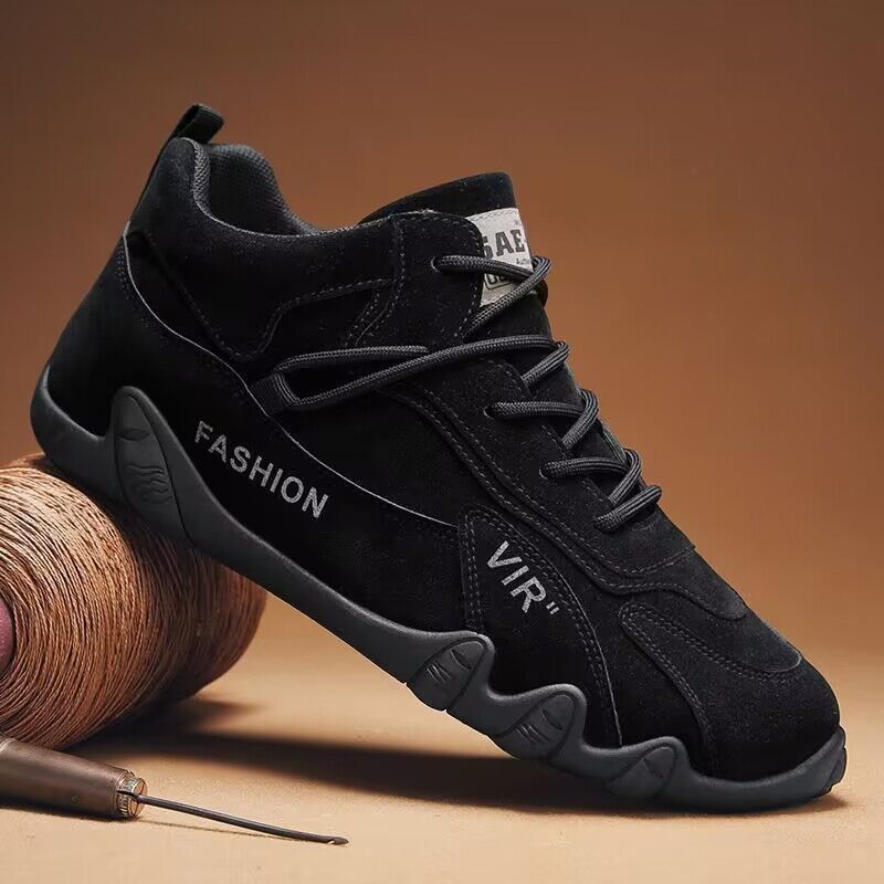 Ankle Boots For Men 2025 Spring Man Casual Sneakers Non Slip Khaki Work Mens Shoe Short Boots Loafers Lace Up Zapatillas