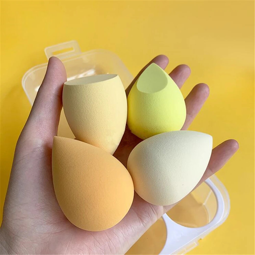 3/4pcs Makeup Sponge Blender Beauty Egg Cosmetic Puff Foundation Sponges Powder Puffs Women Make Up Accessories Beauty Tools 240625