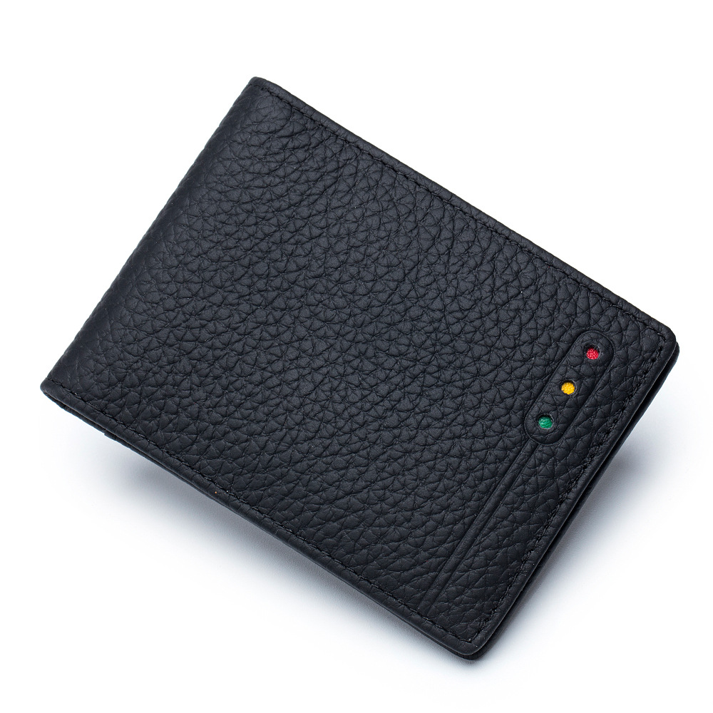 Genuine Leather Slim Car Driver's License Holder RFID Blocking ID Credit Card Cover Case Driving Documents Travel Pass Purse