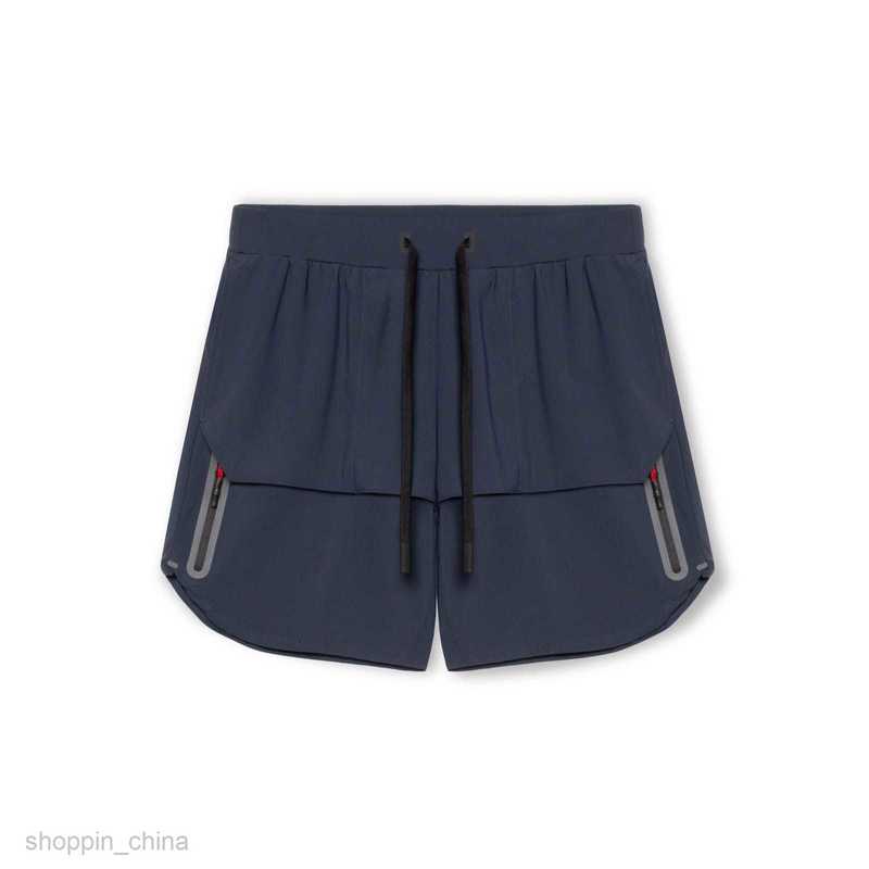 Men's Shorts New Men's Summer Trendy Leisure Sports Fitness Basketball Single layer Shorts with Zipper Pockets