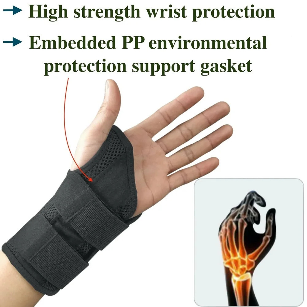 1Pcs Wrist Support Splint Arthritis Band Belt Carpal Tunnel Wrist Brace Sprain Prevention Professional Wrist Protector 240621